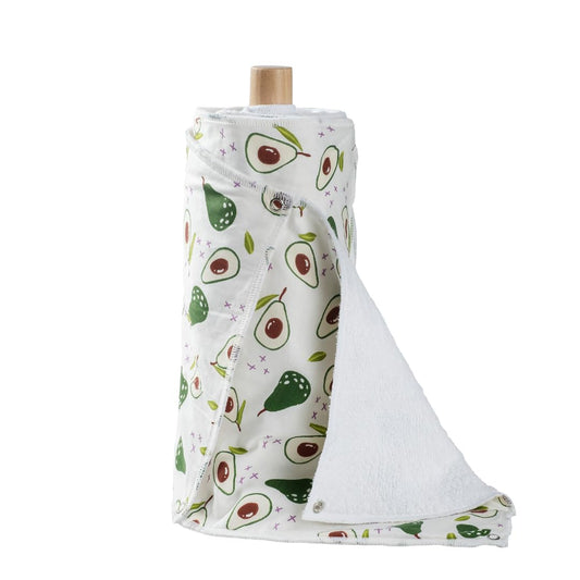 Reusable Kitchen Roll with Snap Fasteners 10 Pack