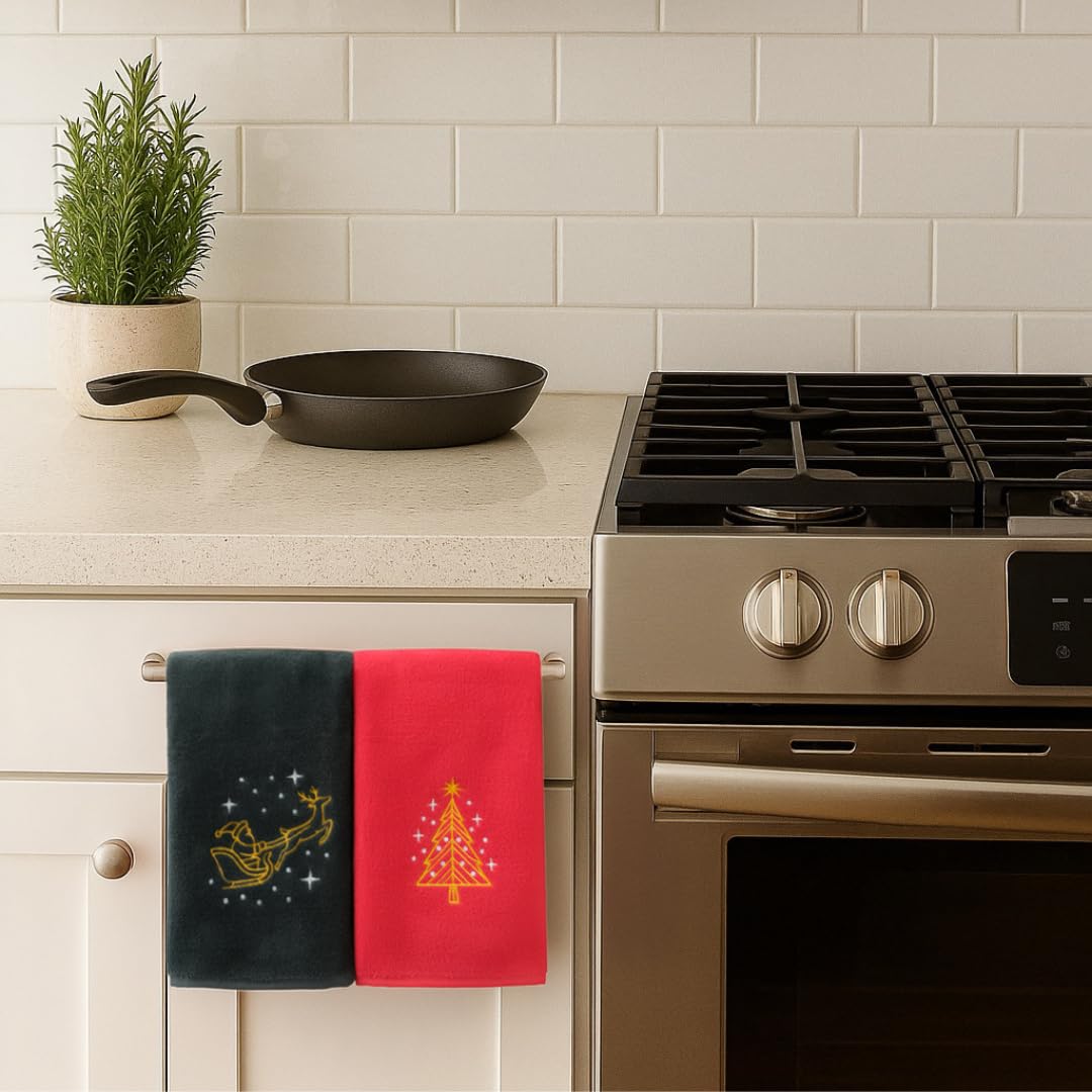 Rosula Studio Christmas Towels Gift Set