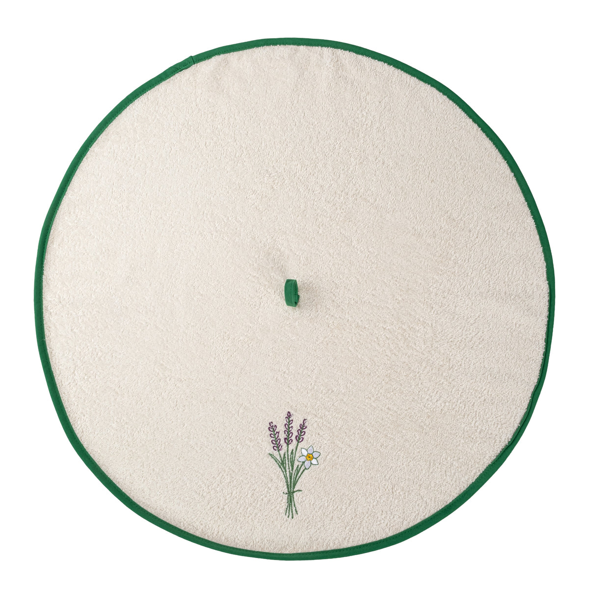 Rosula Studio Round Hanging Kitchen Towel – 60 cm Cotton Terry