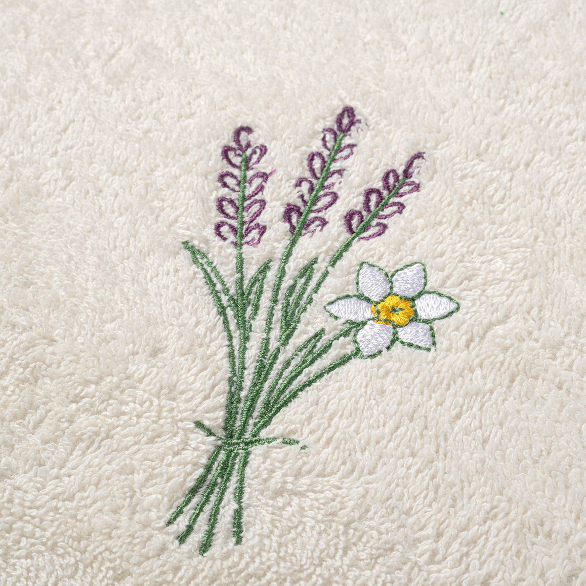 Rosula Studio Round Hanging Kitchen Towel – 60 cm Cotton Terry