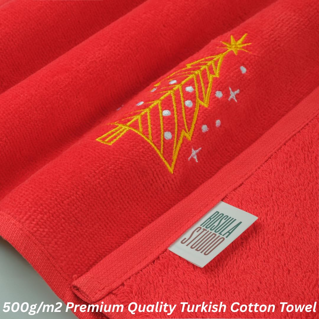 Rosula Studio Christmas Towels Gift Set