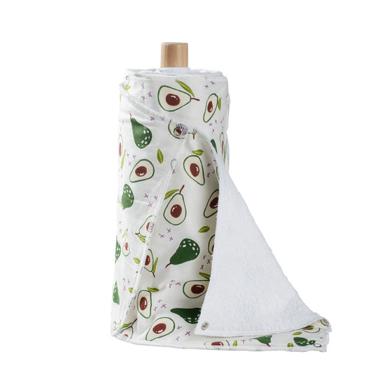 Reusable Kitchen Roll with Snap Fasteners 10 Pack