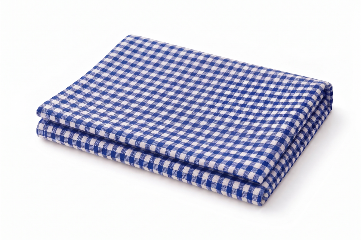 Gingham Check Tablecloth – 170 x 140 cm Cotton Blend